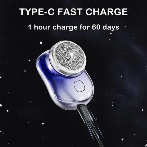 Modulyss Mini Electric Shaver Portable, Shaver Men, Shaving Machine for Men, Pocket Beard Trimmer